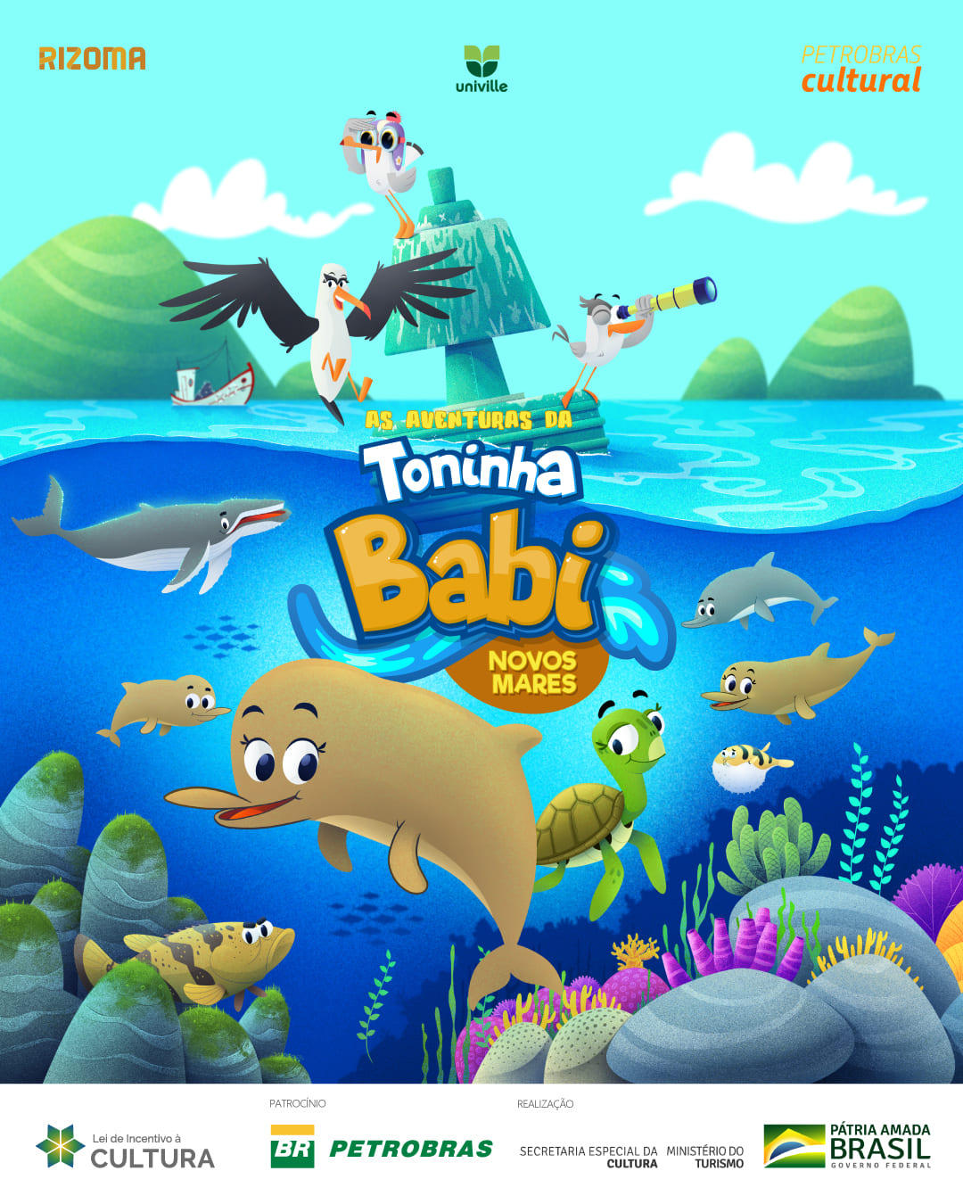 Banner da curta metragem animado "A toninha Babi"